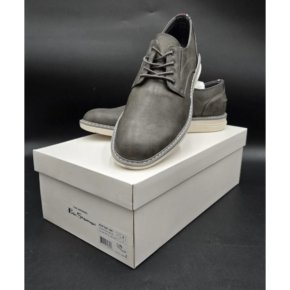 ben sherman dress shoes Leather Sherman Quad Lace-Up Brown Smooth Leather Mens Shoes BEN3004_743 Classic brogue shoes crafted with hand Ben Sherman | Shoes |